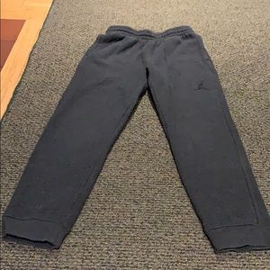 Nike Jordan gray sweatpants for boys size Medium